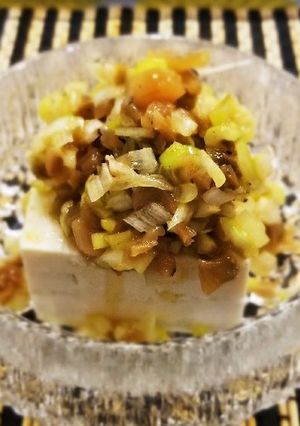 簡単♪ネギとザーサイの冷奴のせ-レシピのメイン写真