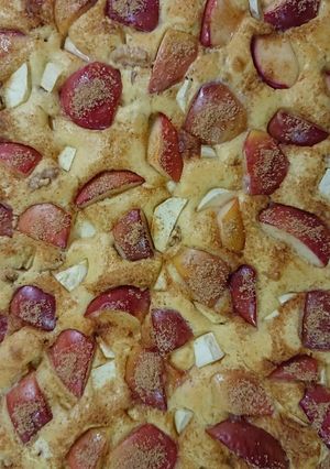【簡単】季節の実り天板ケーキ-レシピのメイン写真