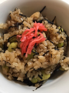 簡単ひじきと枝豆の炊き込みご飯-レシピのメイン写真