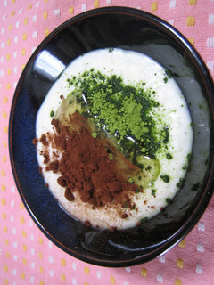 抹茶✿ココア✿ヨーグルト-レシピのメイン写真