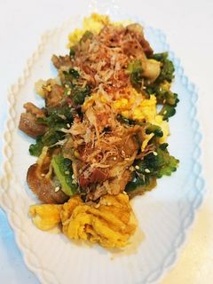 ゴーヤの炒め物(豚丼の余りで)-レシピのメイン写真