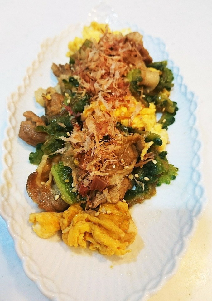 ゴーヤの炒め物(豚丼の余りで)-レシピのメイン写真