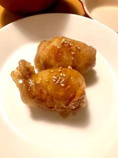 肉巻きおにぎり☆しそゴマチーズ入り-レシピのメイン写真