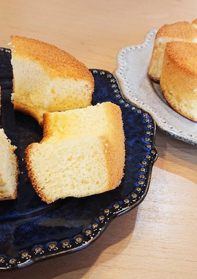シフォンケーキ(セリア商品を使って)-レシピのメイン写真