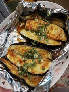 ナスの味噌チーズ焼き-レシピのメイン写真