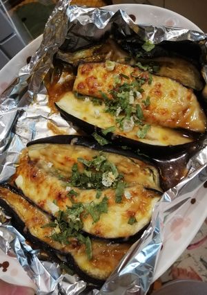 ナスの味噌チーズ焼き-レシピのメイン写真