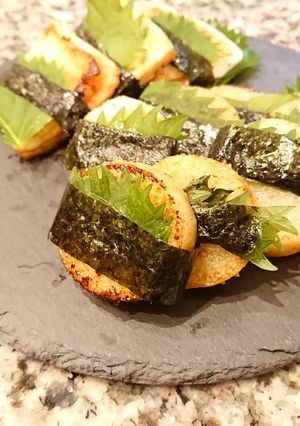 インフル予防！はんぺん＆長いも磯辺焼き-レシピのメイン写真