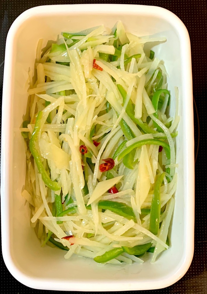 土豆絲(じゃがいもとピーマンの中華炒め)-レシピのメイン写真