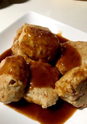 タレで誤魔化す★ほぼ豆腐のミートボール-レシピのメイン写真