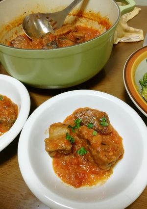 マグロのトマト煮-レシピのメイン写真