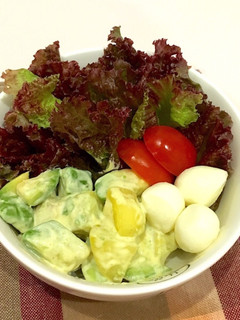 アボガドとポテトのわさびマヨサラダ-レシピのメイン写真