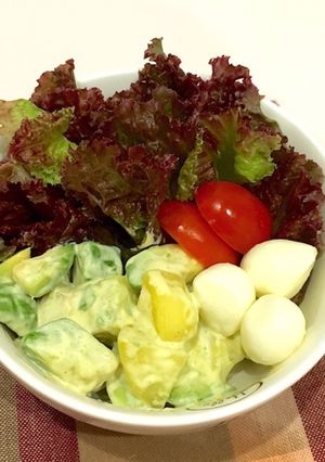 アボガドとポテトのわさびマヨサラダ-レシピのメイン写真