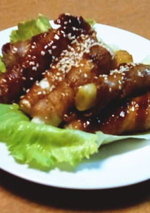 豚肉の甘辛ネギ巻き-レシピのメイン写真