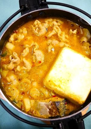 簡単！カレー味噌麻辣鍋☆豚鯖豆腐-レシピのメイン写真