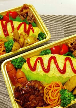オムライス弁当♡-レシピのメイン写真
