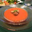 トマトとパプリカの冷製スープ