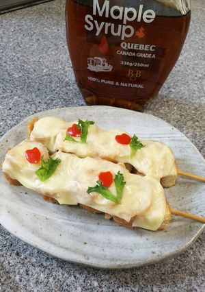 パンの耳くるくる刺して簡単おやつ♡-レシピのメイン写真