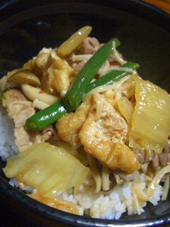 じゅわぁぁぁんな油揚げとキムチ丼-レシピのメイン写真