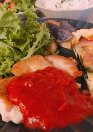 イタリアントマトチキンソテー-レシピのメイン写真