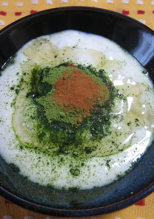 抹茶✿シナモン✿ヨーグルト-レシピのメイン写真