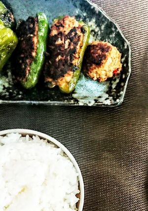 簡単！男子が好きなピーマンの肉詰め♪-レシピのメイン写真