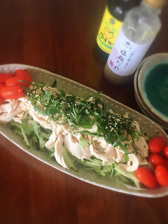 ゆで鶏のサラダ-レシピのメイン写真
