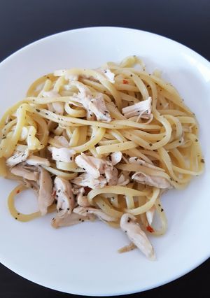 簡単!ささみのジェノベーゼパスタ-レシピのメイン写真