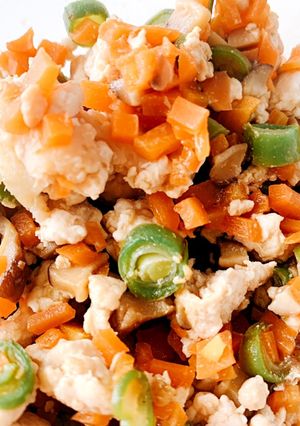 野菜たっぷり鶏そぼろ-レシピのメイン写真