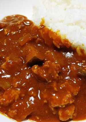 ミンチカレー-レシピのメイン写真