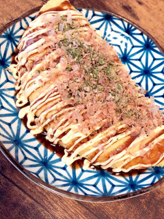 片栗粉で簡単たこ焼きオムレツ-レシピのメイン写真