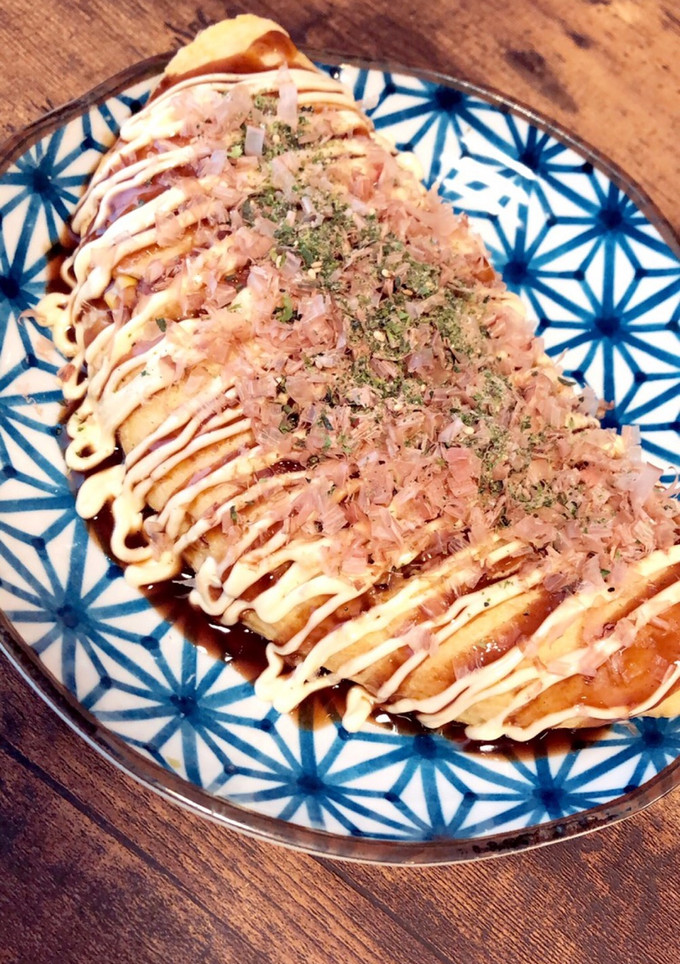 片栗粉で簡単たこ焼きオムレツ-レシピのメイン写真