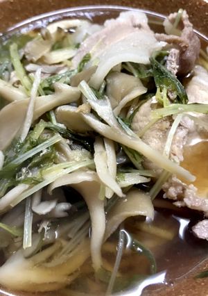 舞茸と豚肉のあったかおうどん-レシピのメイン写真