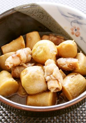 レンジで！里芋と豚肉のコロコロ甘辛煮-レシピのメイン写真
