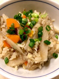 しらす干しとごぼうの炊き込みご飯-レシピのメイン写真