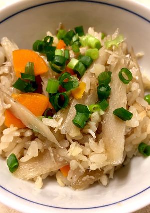 しらす干しとごぼうの炊き込みご飯-レシピのメイン写真