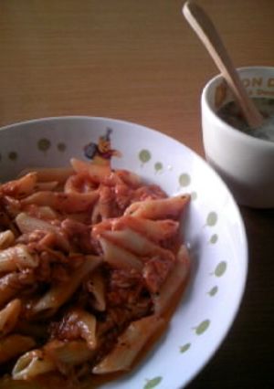 簡単！おいしいツナトマトパスタ♪♪-レシピのメイン写真