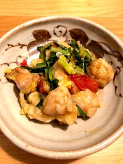 鶏肉のねぎ塩ダレ炒め-レシピのメイン写真