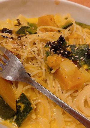 カボチャのパスタ-レシピのメイン写真