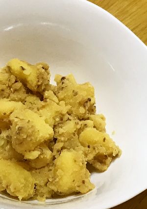 マクロビ＊じゃが芋の味噌マスタードあえ-レシピのメイン写真