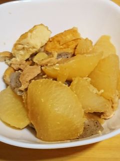 大根と厚揚げの味噌煮-レシピのメイン写真