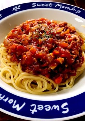 簡単！具沢山！絶品ミートソース-レシピのメイン写真