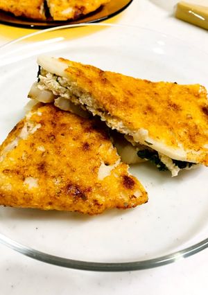 ☆レンコンとひき肉のミルフィーユ☆-レシピのメイン写真