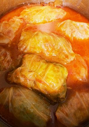味染み!トマトソースロールキャベツ-レシピのメイン写真