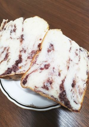 あん食パン(◍•ᴗ•◍)-レシピのメイン写真