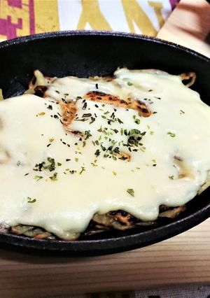 【カリカリポテトのガーリックチーズ焼き】-レシピのメイン写真