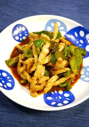 簡単！豚ピーマンのピリ辛八丁味噌炒め-レシピのメイン写真