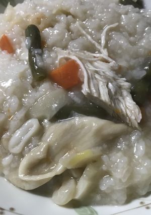 雑な海鮮粥の炊飯器での作り方-レシピのメイン写真