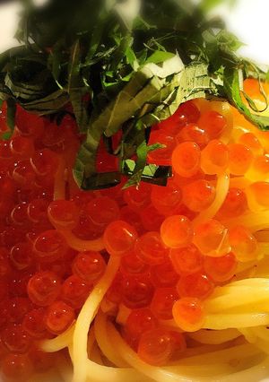 スパゲッティー☆イクラスパゲッティー-レシピのメイン写真