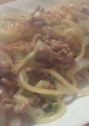 フライパン1つで☆ジャージャー麺風パスタ-レシピのメイン写真