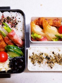 ☆高校生娘と私のお弁当☆110-レシピのメイン写真